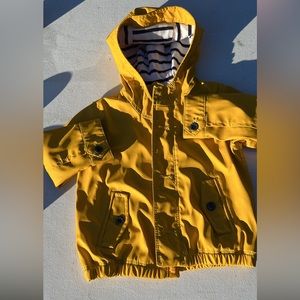 🐘[2/$25] Baby gap yellow rain jacket